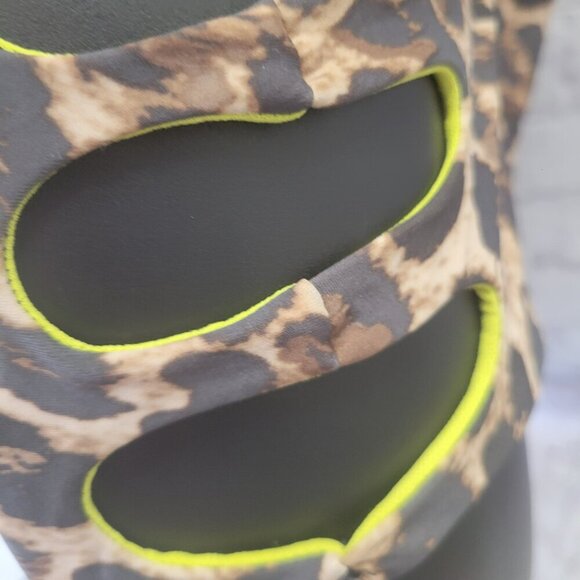 Bar III Women's Beach Cheetah Printed High Rise Bikini Bottoms - Picture 3 of 5